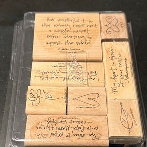 Vintage Famous Quotes Stamps | Stampin’ Up 2005
